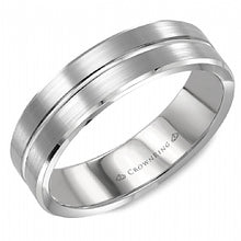 Load image into Gallery viewer, Gents White Gold Band
