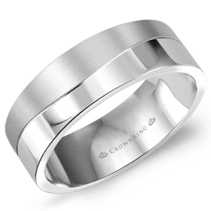 White Gold Gents Band