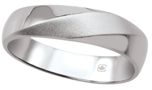 White Gold Wedding Band