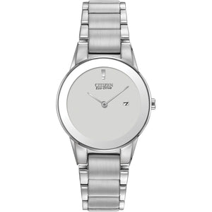 CITIZEN - Axiom Silver Ladies Eco-Drive Watch