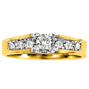Yellow Gold Canadian Diamond Ring