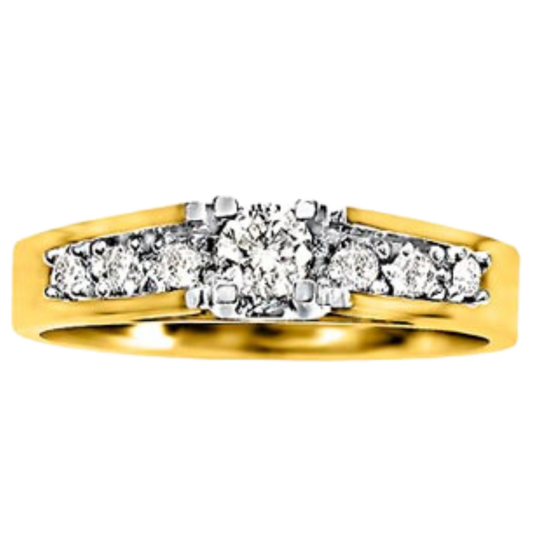 Yellow Gold Canadian Diamond Ring