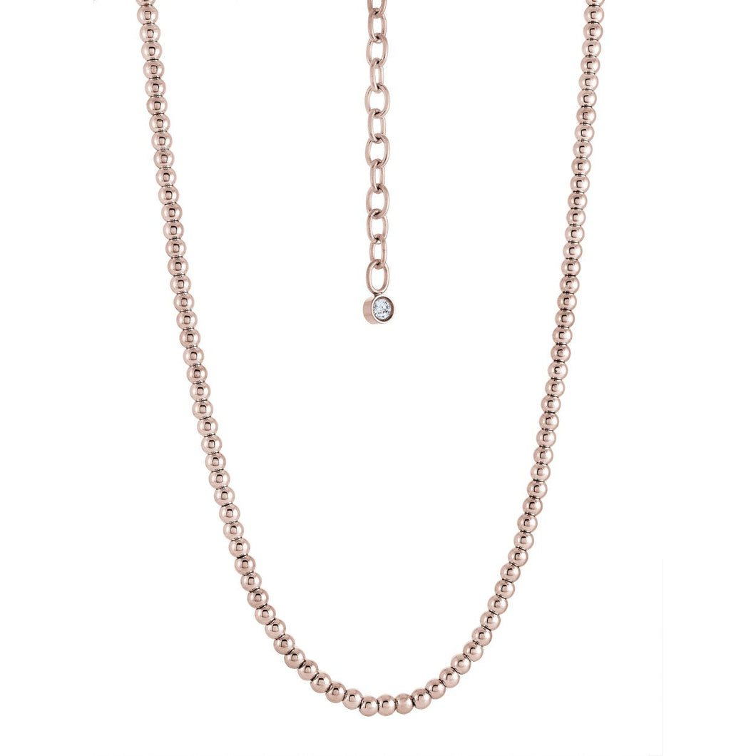 Italgem - Rose-IP-S.Steel Round Ball Chain