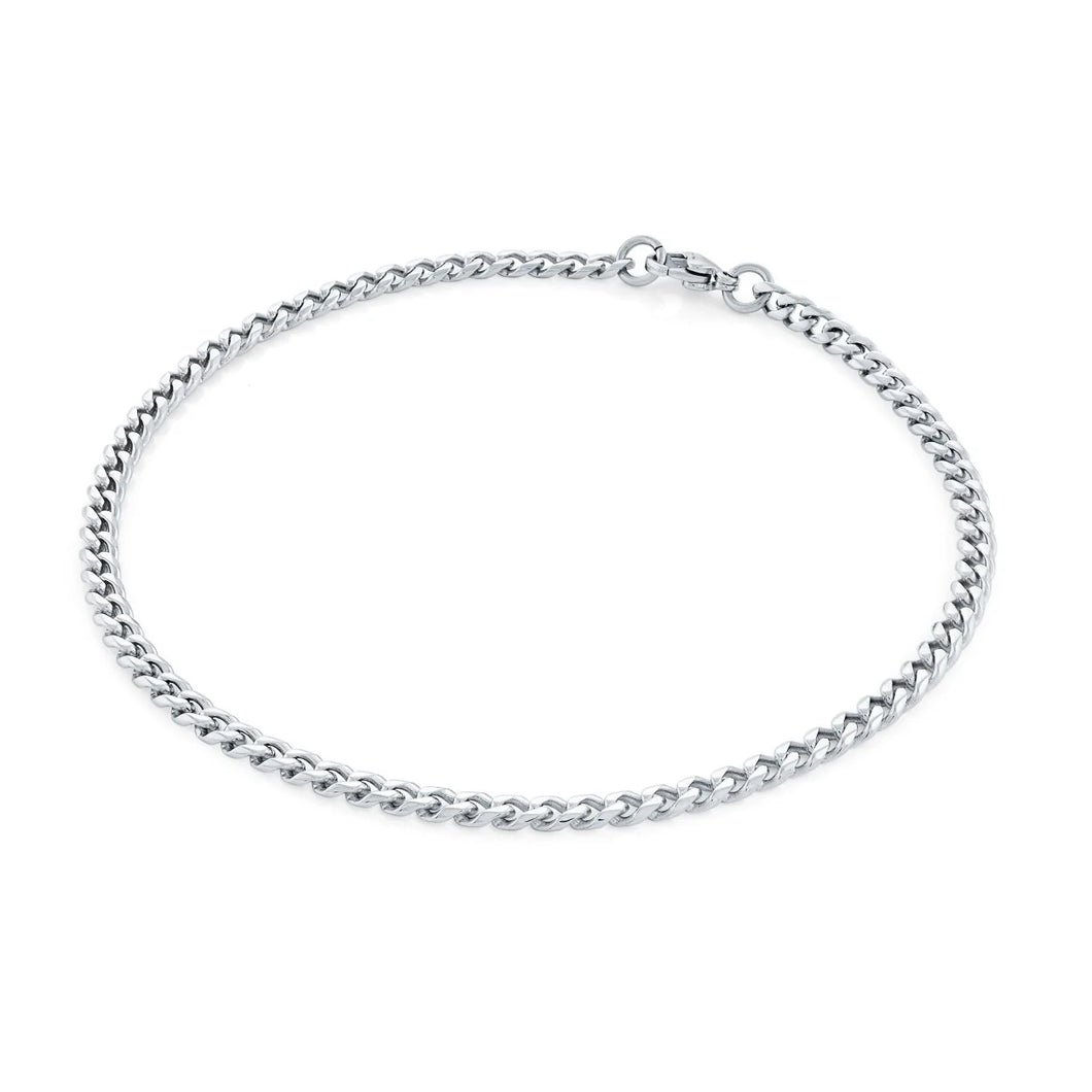 Italgem - Stainless Steel  Curb Anklet