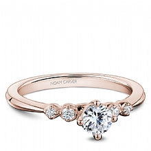 Load image into Gallery viewer, Noam Carver - Round Engagement Ring Rose Gold (BAND SOLD SEPARATELY) - Nasselquist Jewellers
