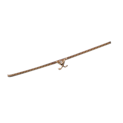 Golf Tie Clip Gold - Nasselquist Jewellers