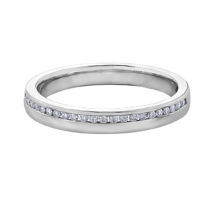 White Gold & Diamond Anniversary Band