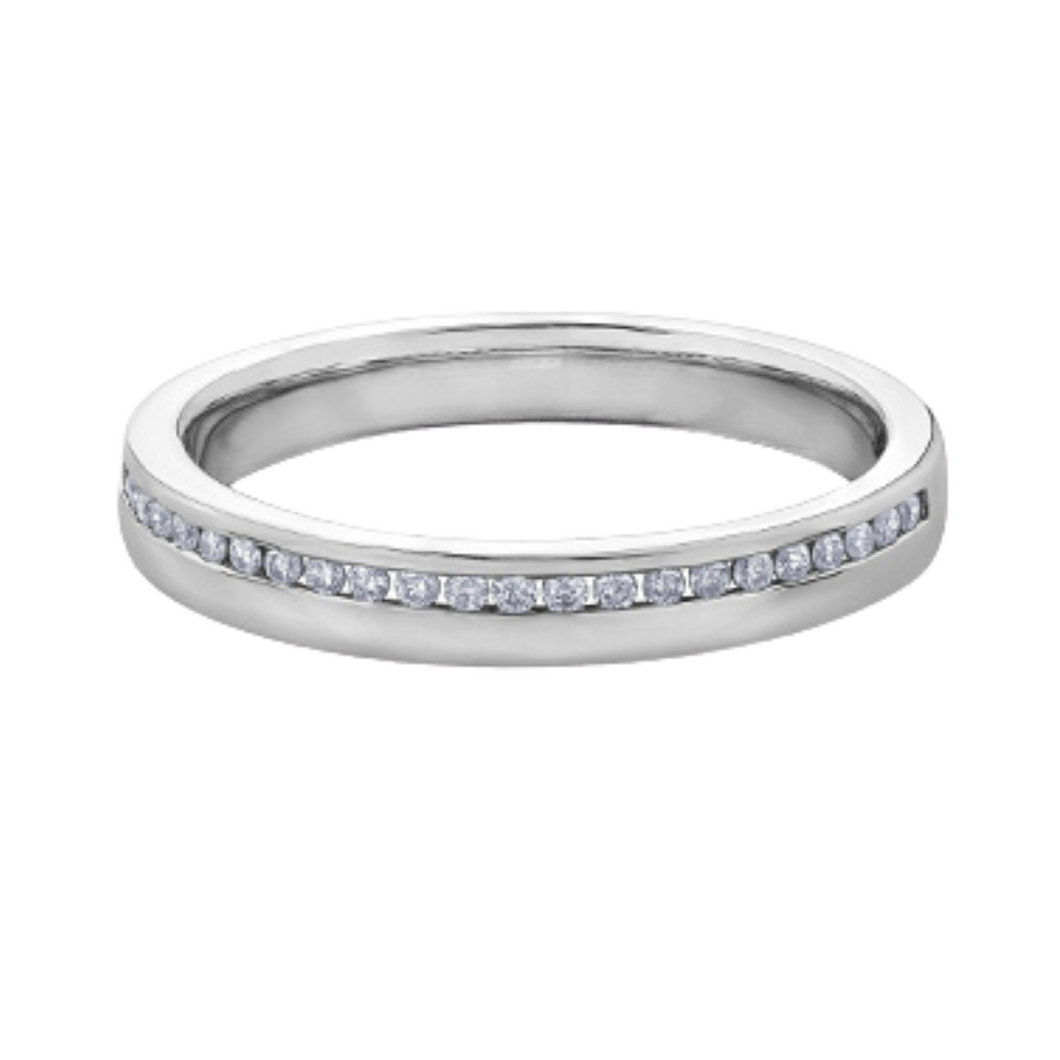 White Gold & Diamond Anniversary Band