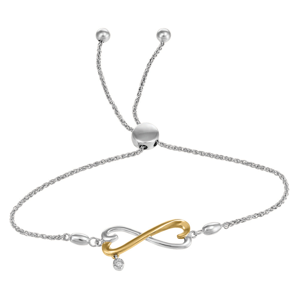 Eternity Bracelet with Fire & Ice Diamond