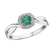 Load image into Gallery viewer, Halo Birthstone Rings

